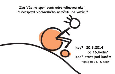 Prvosjezd Václaváku na vozíku